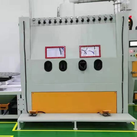 宿迁高效生产，从箱体手动喷砂机开始，提升零部件质量